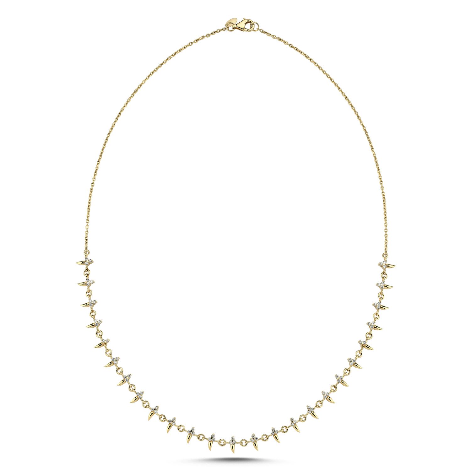 WILD NECKLACE W-DIAMONDS